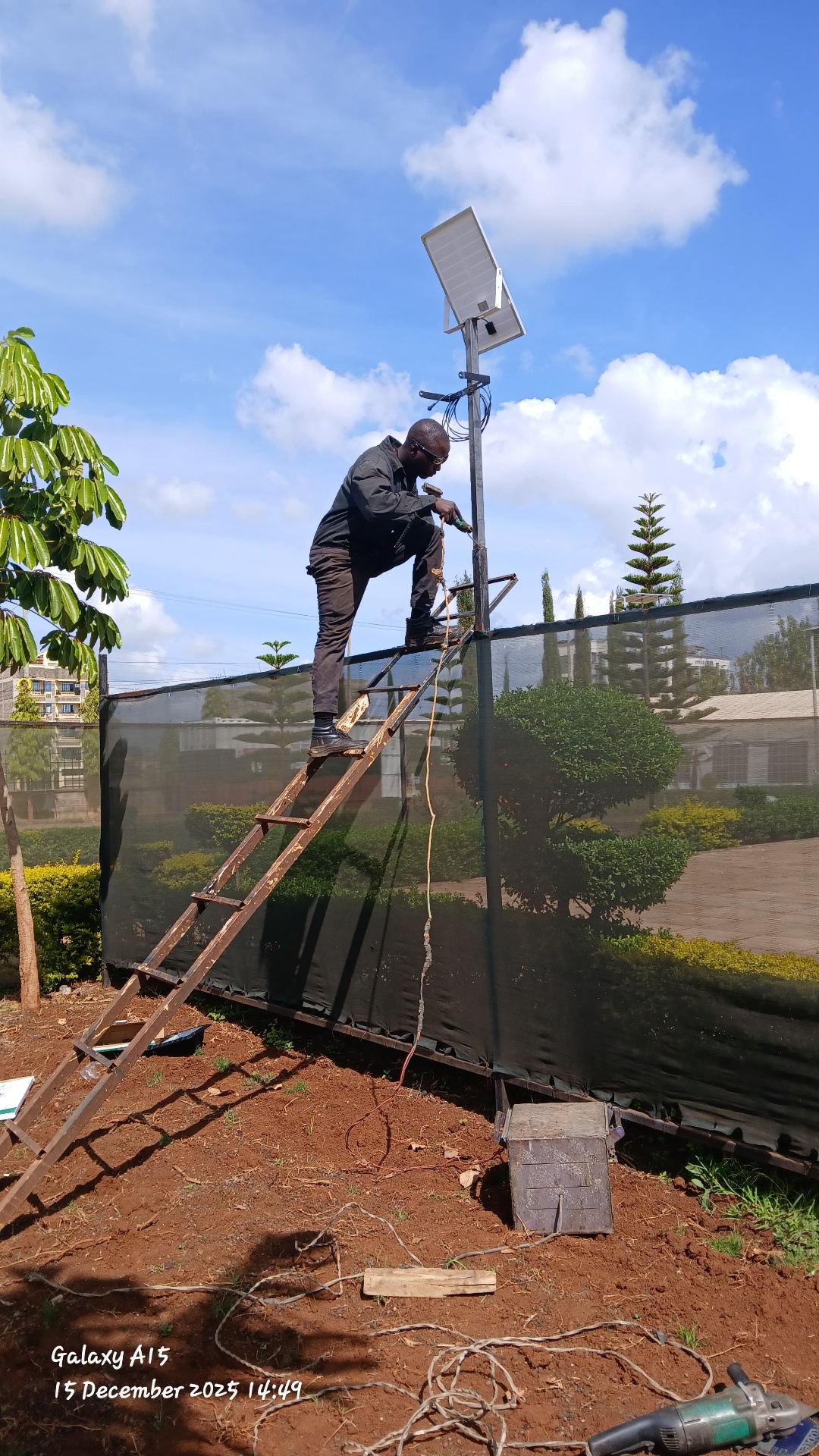 Solar Street Light Welding